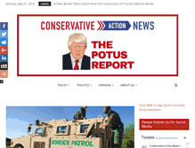 Tablet Screenshot of conservativeactionnews.com